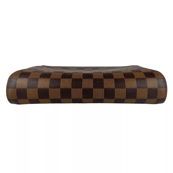 Auth LOUIS VUITTON Damier Ebene Saint Louis Clutch Bag Brown N51993 - z3432 - Picture 4 of 13